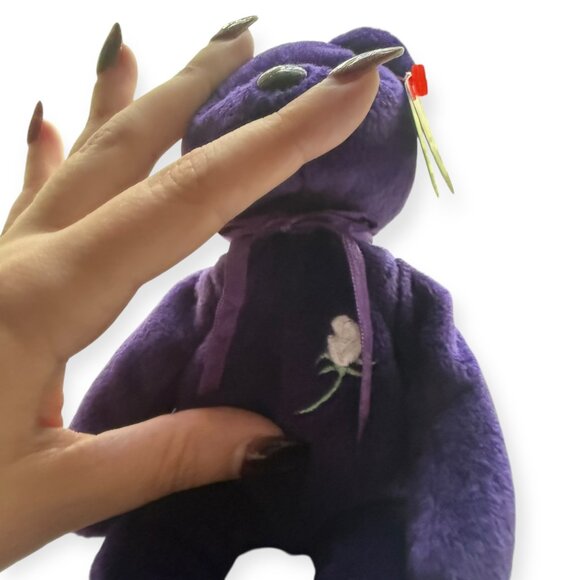 Princess Diana Beanie Baby | Ty Princess Bear 1997 PE Pellets |Collectible Plush - Picture 3 of 12